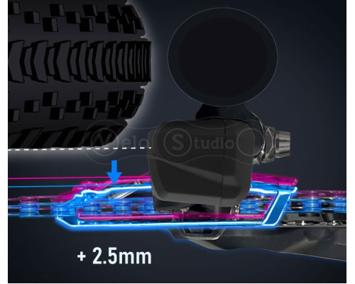 Перемикач передній Shimano FD-RX825-F GRX, Di2 2X12, без хомута