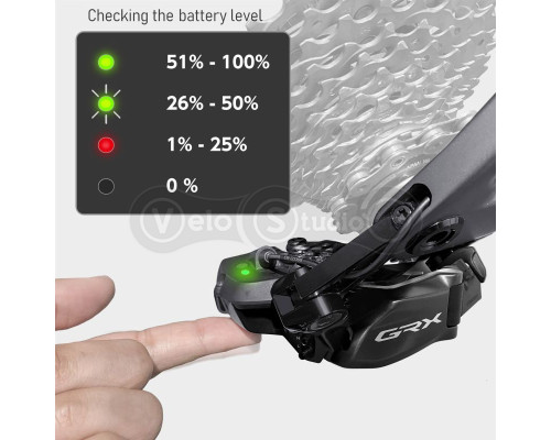 Переключатель задний Shimano RD-RX825 GRX Di2, SHADOW+ 12 скоростекй