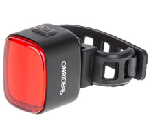 Велосипедная задняя мигалка ONRIDE Kubek (50 lm, 400 mAh, Type-C)