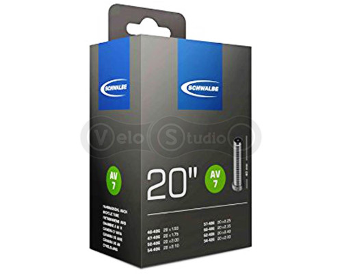 Камера Schwalbe AV7 20x1.50-2.50 (ETRTO 40/62-406) ніпель AV 40мм