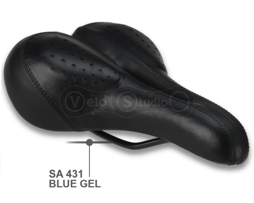 Седло DDK SA431 Gel 273x1165 чёрное
