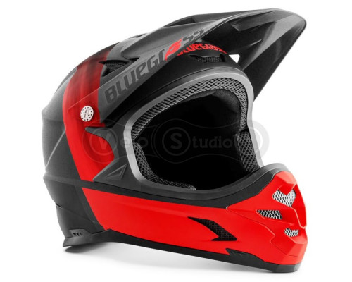 Вело шлем Bluegrass Intox Black Red Matt L (58-60 см)