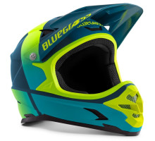 Вело шлем Bluegrass Intox Petrol Blue Fluo Yellow Matt L (58-60 см)