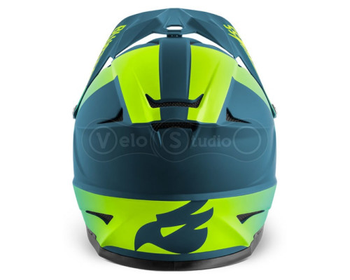 Вело шолом Bluegrass Intox Petrol Blue Fluo Yellow Matt L (58-60 см)