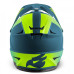 Вело шолом Bluegrass Intox Petrol Blue Fluo Yellow Matt XS (52-54 см)
