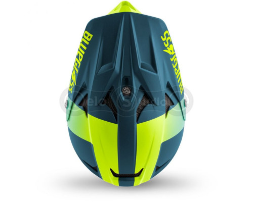 Вело шолом Bluegrass Intox Petrol Blue Fluo Yellow Matt XS (52-54 см)