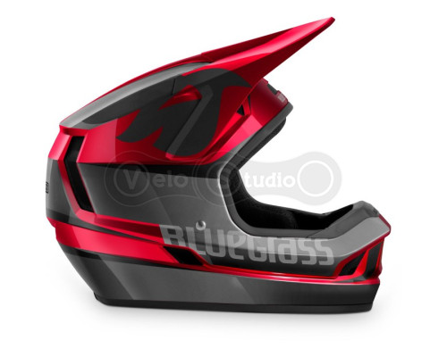 Вело шлем Bluegrass Legit Black Red Metallic Glossy L (58-60 см)