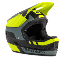 Вело шлем Bluegrass Legit Black Fluo Yellow Gray Matt L (58-60 см)