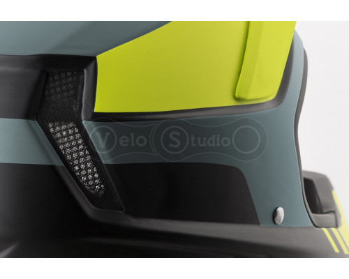 Вело шлем Bluegrass Legit Black Fluo Yellow Gray Matt L (58-60 см)