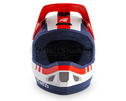 Вело шолом Bluegrass Legit White Red Blue Matt M (56-58 см)