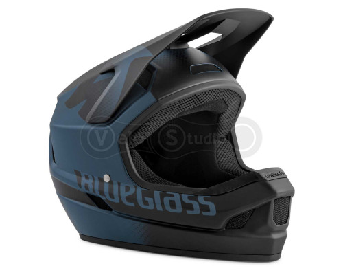 Вело шлем Bluegrass Legit Petrol Blue Black Texture Matt XL (60-62 см)