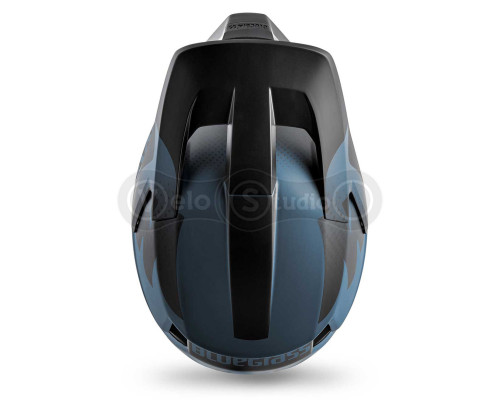 Вело шлем Bluegrass Legit Petrol Blue Black Texture Matt XL (60-62 см)