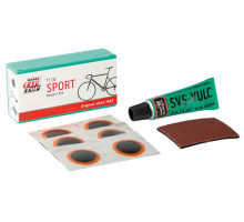 Велоаптечка TipTop TT-04 SPORT в комплекте: 5 латок, 1 наждак, 1 клей