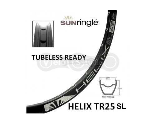Обод Sun Ringle Helix TR 25 SL 29 дюймов 32 спицы Tubeless Ready