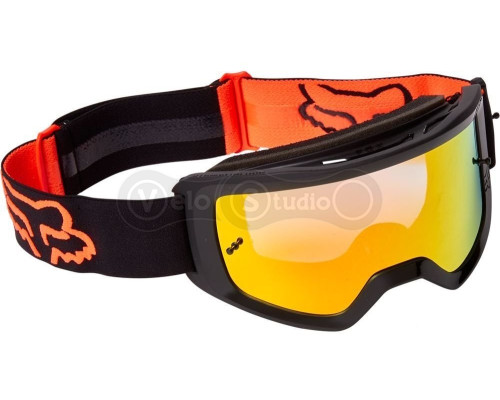 Очки-маска FOX Main II Stray Spark Goggle Orange - Mirror Lens