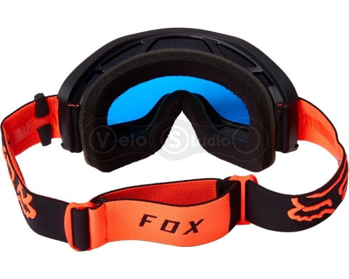 Очки-маска FOX Main II Stray Spark Goggle Orange - Mirror Lens