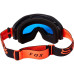 Очки-маска FOX Main II Stray Spark Goggle Orange - Mirror Lens