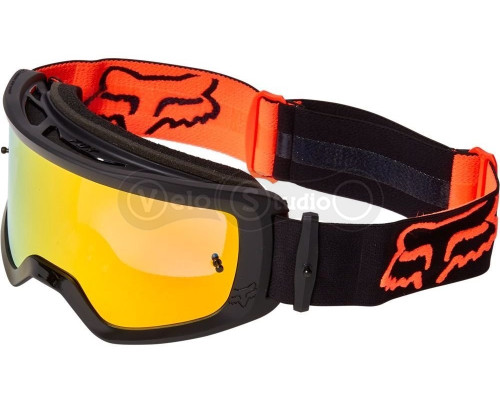 Очки-маска FOX Main II Stray Spark Goggle Orange - Mirror Lens