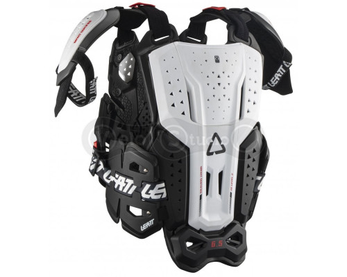 Мотозахист тіла LEATT Chest Protector 6.5 Pro White S/M (160-172cm)