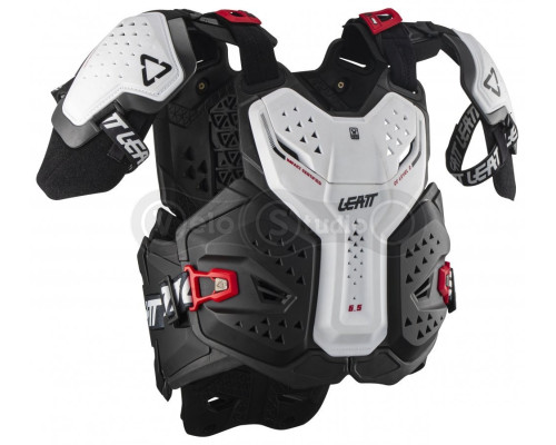 Мотозахист тіла LEATT Chest Protector 6.5 Pro White S/M (160-172cm)