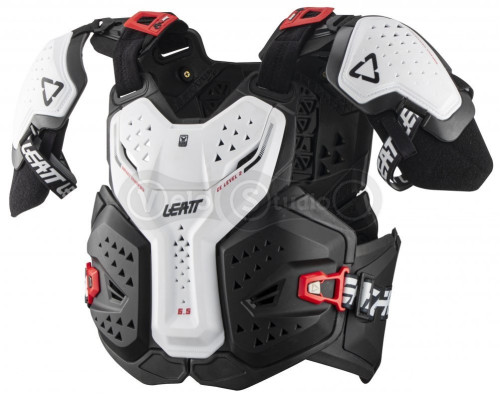 Мотозахист тіла LEATT Chest Protector 6.5 Pro White S/M (160-172cm)