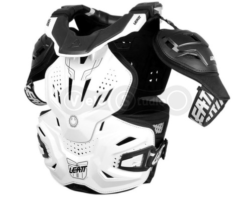 Мотозащита тела и шеи LEATT Fusion vest 3.0 White S/M (160-172 см)