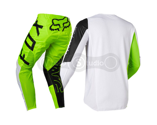 Мотокостюм FOX 180 Skew Flo Yellow размер 32