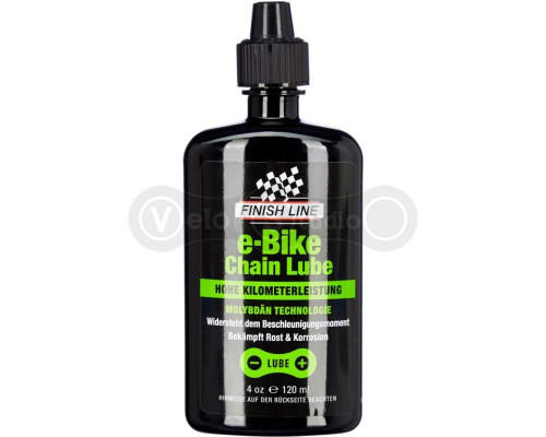 Смазка цепи Finish Line e-Bike Chain Lube 120 ml для электровелосипедов