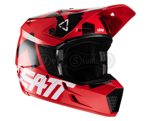 Мотошолом Leatt Helmet Moto 3.5 Red M (57-58 см)