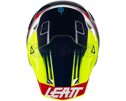 Мотошолом Leatt Helmet Moto 7.5 Lime M (57-58 см) + Маска