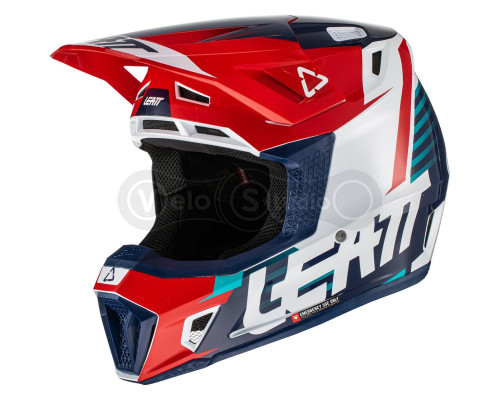 Мотошолом Leatt Helmet Moto 7.5 Royal L (59-60 см) + Маска