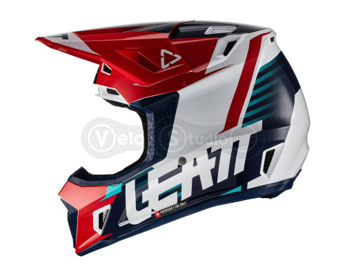 Мотошолом Leatt Helmet Moto 7.5 Royal L (59-60 см) + Маска