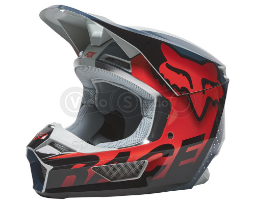 Мотошолом FOX V1 Mips Trice Orange S (55-56 см)