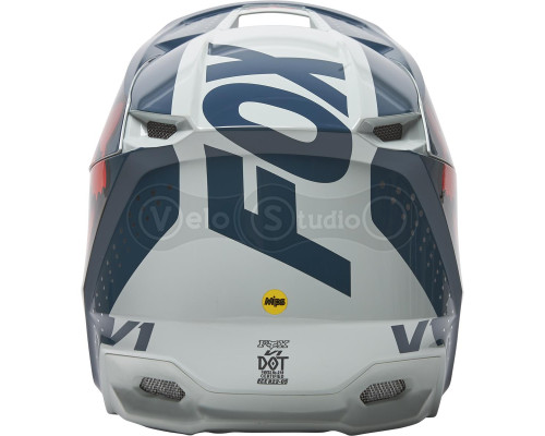 Мотошолом FOX V1 Mips Trice Orange S (55-56 см)