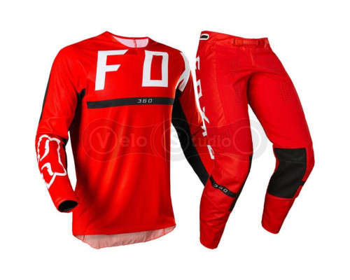 Мотокостюм Fox 360 Merz Flo Red размер 38