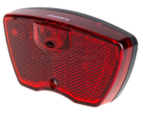 Задняя мигалка ONRIDE Lug на багажник (2xAAA)