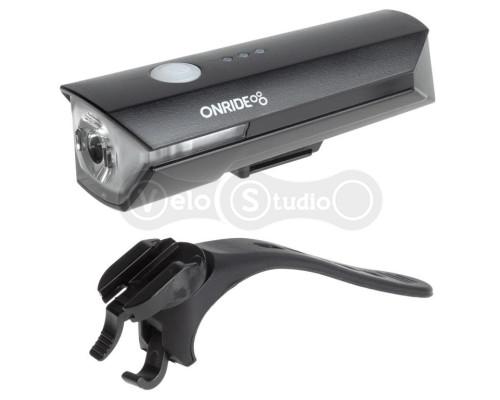 Велосипедная фара ONRIDE Rock 300 (300 lm, 1800 mAh, Type-C)