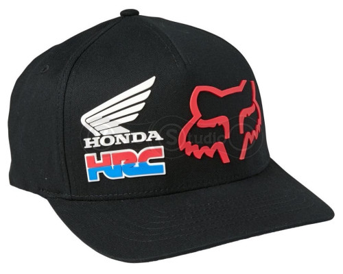 Кепка FOX Honda FRC Flexfit Hat Black S/M