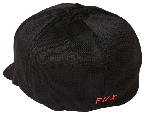 Кепка FOX Lithotype Flexfit 2.0 Hat Black Red L/XL