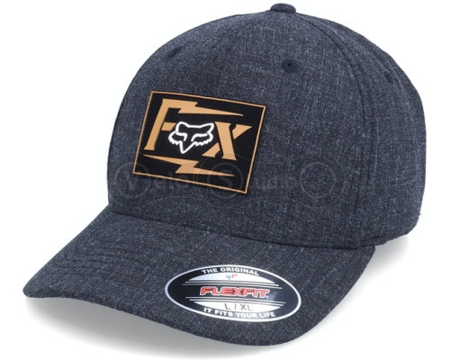 Кепка FOX Pushin Dirt Flexfit Hat Black S/M