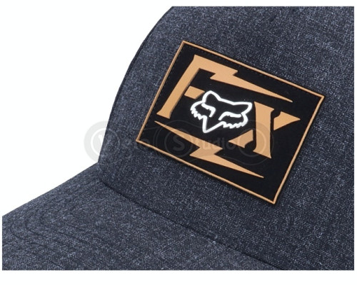 Кепка FOX Pushin Dirt Flexfit Hat Black S/M