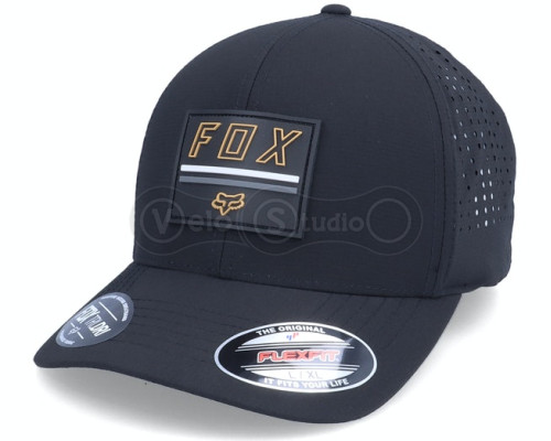 Кепка FOX Serene Flexfit Hat Black Gold S/M