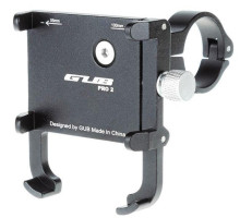 Держатель гаджета GUB PRO 2 на руль алюминиевый черный