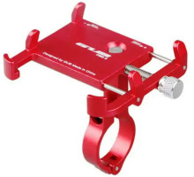 Держатель гаджета GUB PRO 2 на руль алюминиевый красный