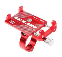 Держатель гаджета GUB G-81 на руль алюминиевый, красный