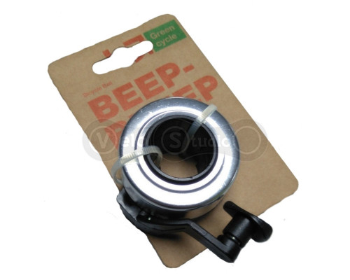 Звонок Green Cycle GBL-543 серебристый 45мм