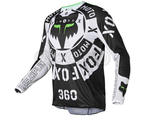 Джерсі Fox 360 Nobyl Jersey Black розмір M