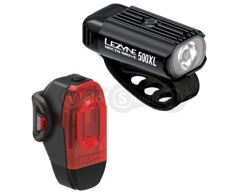 Комплект Lezyne Hecto Drive 500XL/KTV USB 500/10 Lum чёрный