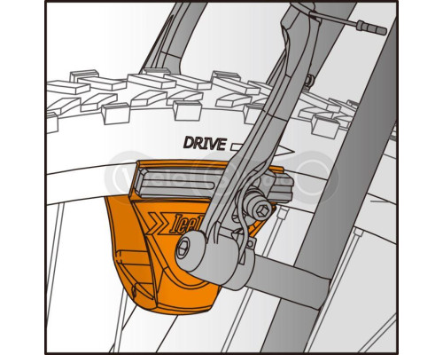 Инструмент Ice Toolz 55B1 для настройки V-Brake тормоза