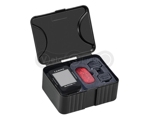 Велокомпьютер Lezyne Super Pro GPS HR/ProSC Loaded черный